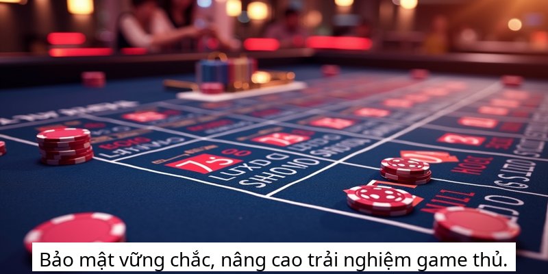 Bảo mật vững chắc, nâng cao trải nghiệm game thủ.