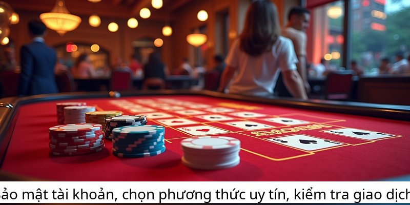 Bảo mật tài khoản, chọn phương thức uy tín, kiểm tra giao dịch.