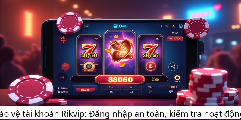 Bảo vệ tài khoản Rikvip: Đăng nhập an toàn, kiểm tra hoạt động.
