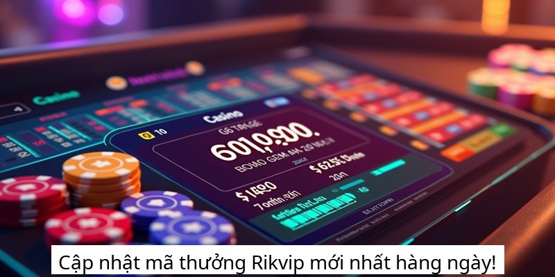 Cập nhật mã thưởng Rikvip mới nhất hàng ngày!