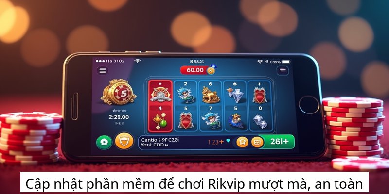 Cập nhật phần mềm để chơi Rikvip mượt mà, an toàn