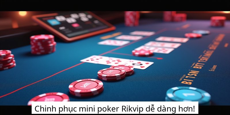 Chinh phục mini poker Rikvip dễ dàng hơn!