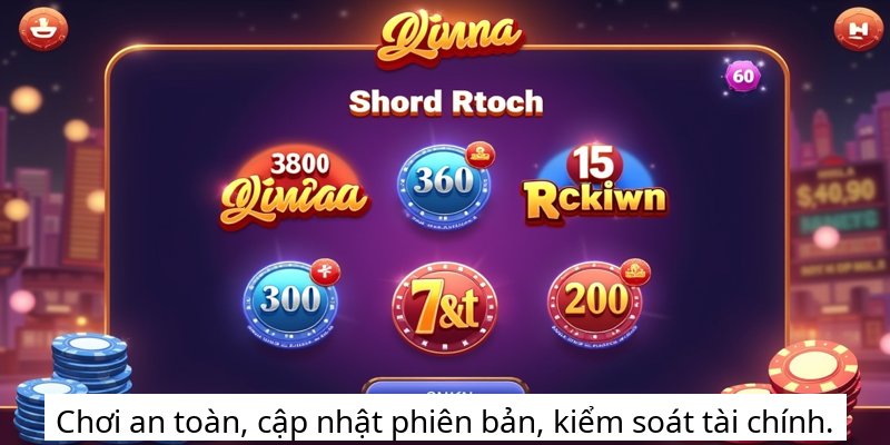 Chơi an toàn, cập nhật phiên bản, kiểm soát tài chính.