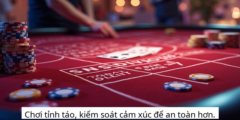 Chơi tỉnh táo, kiểm soát cảm xúc để an toàn hơn.