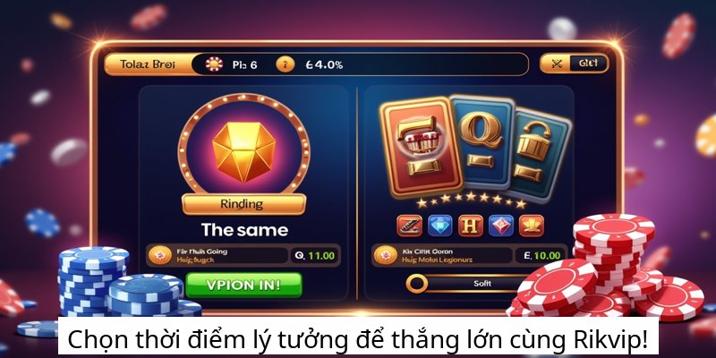 Chọn thời điểm lý tưởng để thắng lớn cùng Rikvip!