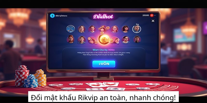 Đổi mật khẩu Rikvip an toàn, nhanh chóng!