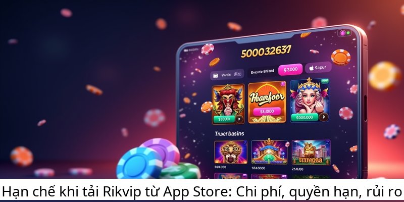 Hạn chế khi tải Rikvip từ App Store: Chi phí, quyền hạn, rủi ro