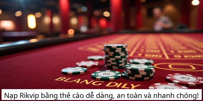 Nạp Rikvip bằng thẻ cào dễ dàng, an toàn và nhanh chóng!