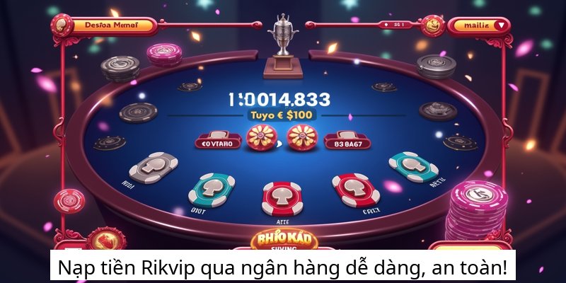 Nạp tiền Rikvip qua ngân hàng dễ dàng, an toàn!
