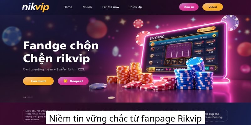 Niềm tin vững chắc từ fanpage Rikvip