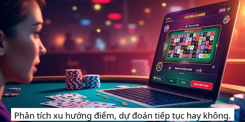 Phân tích xu hướng điểm, dự đoán tiếp tục hay không.