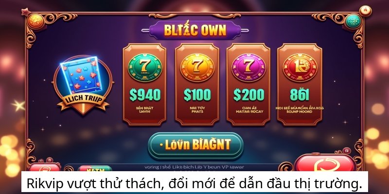 Rikvip vượt thử thách, đổi mới để dẫn đầu thị trường.