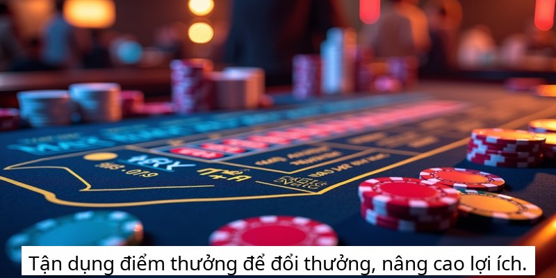 Tận dụng điểm thưởng để đổi thưởng, nâng cao lợi ích.