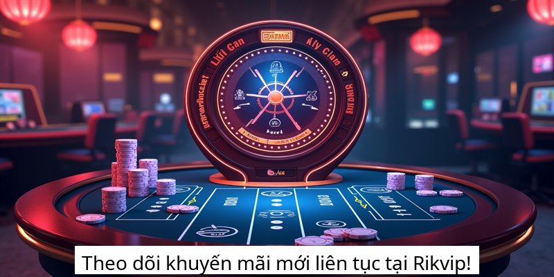 Theo dõi khuyến mãi mới liên tục tại Rikvip!