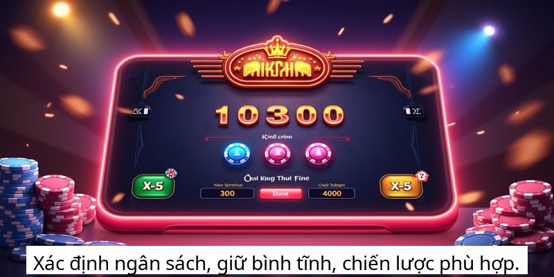 Xác định ngân sách, giữ bình tĩnh, chiến lược phù hợp.